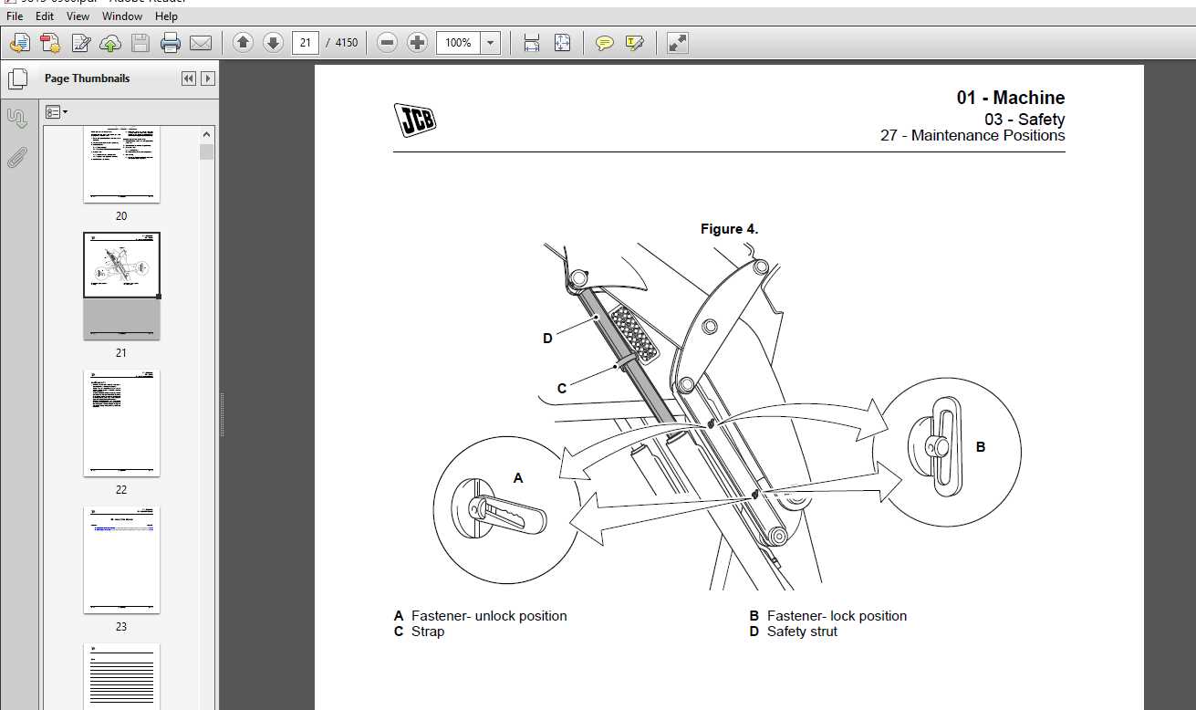 jcb 3cx backhoe loader service repair manual