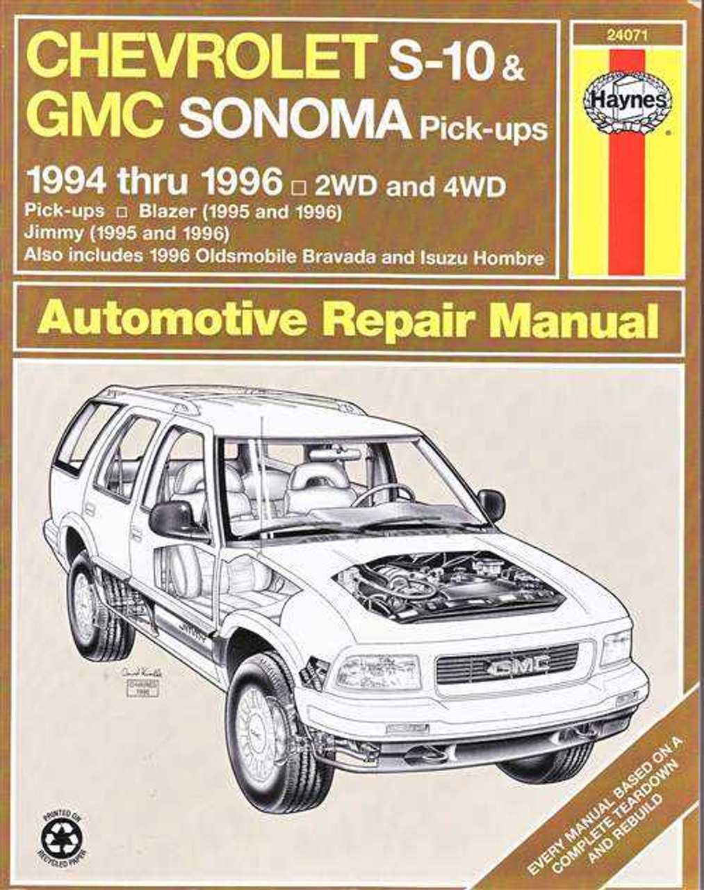 isuzu hombre repair manual