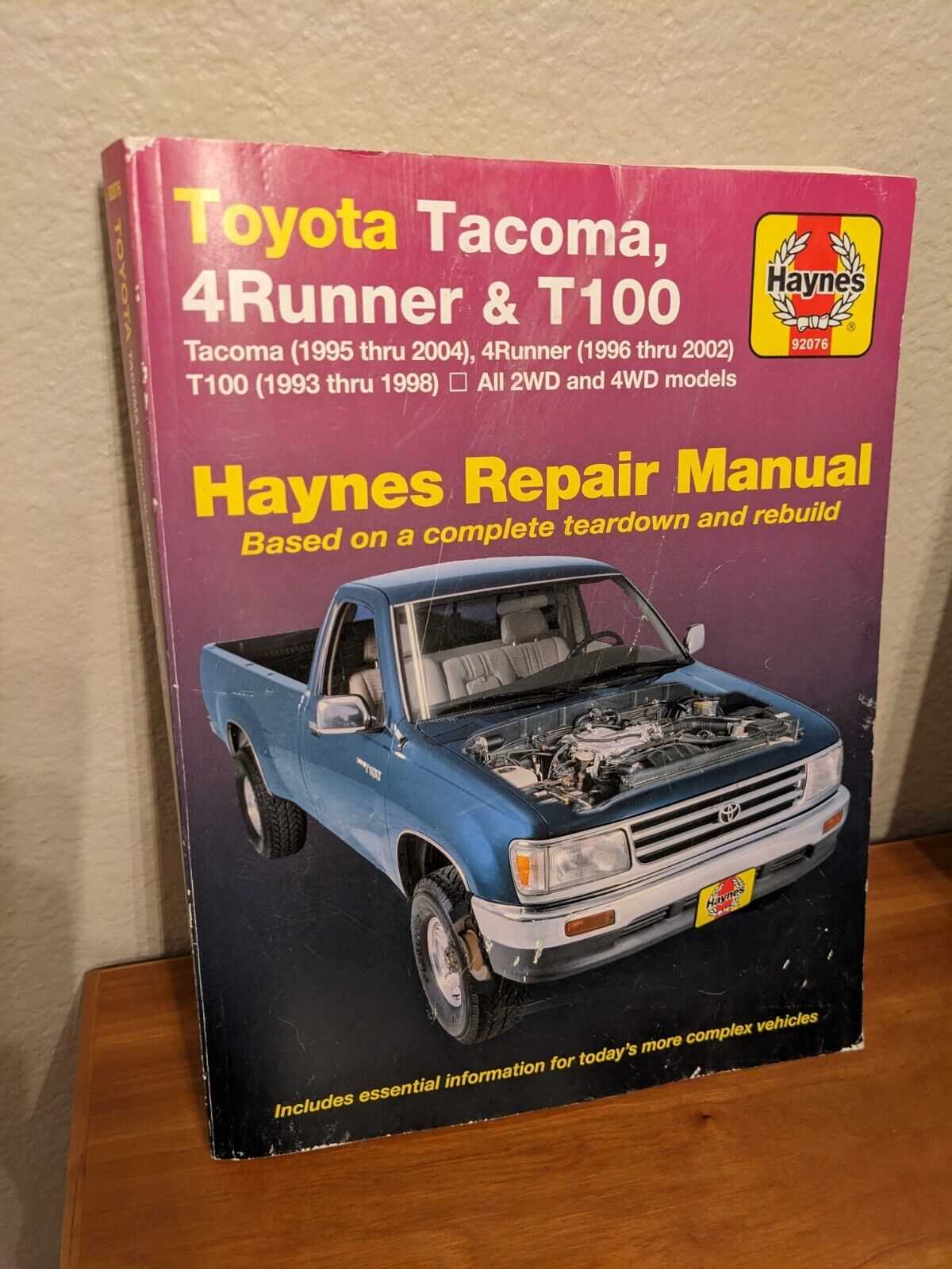 1995 toyota pickup repair manual