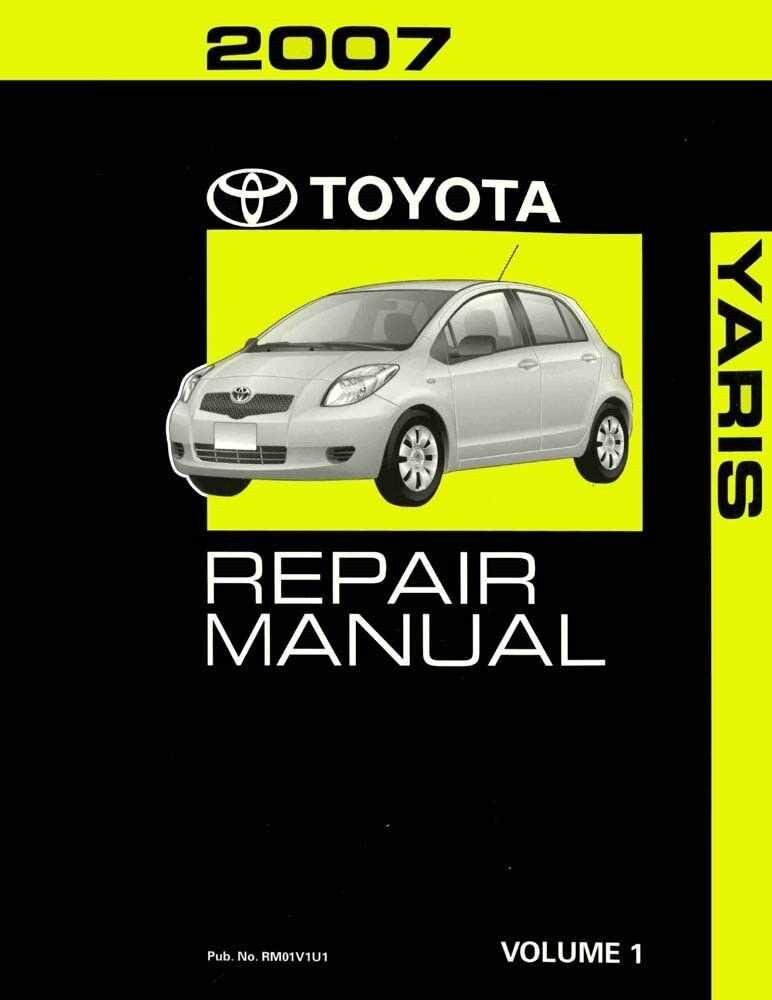 repair manual for toyota yaris