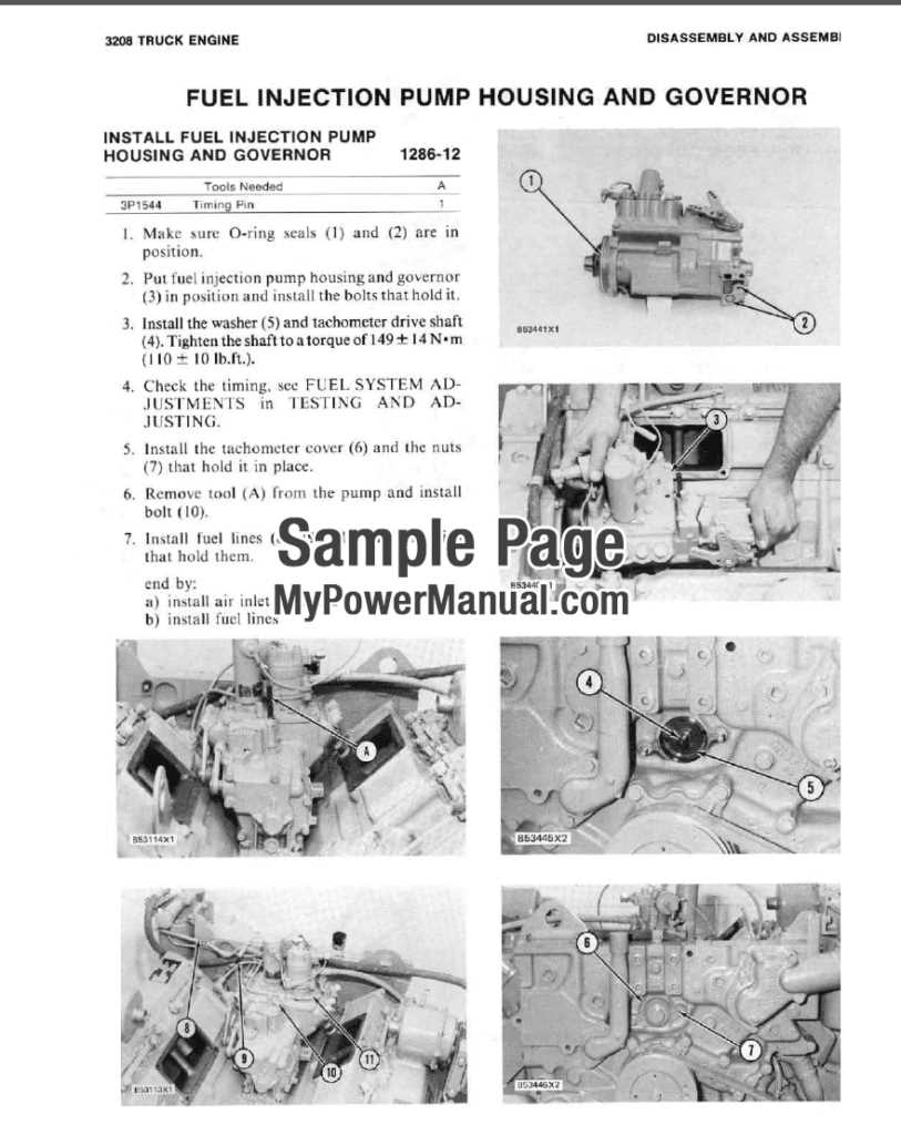 cat 3208 repair manual