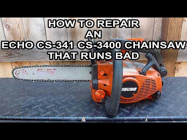 echo chainsaw repair manual