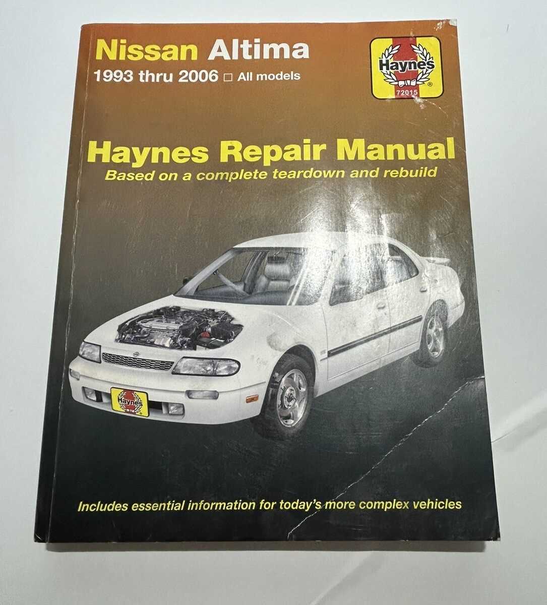 2002 nissan altima repair manual