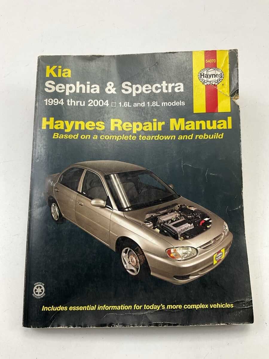 2008 kia spectra repair manual