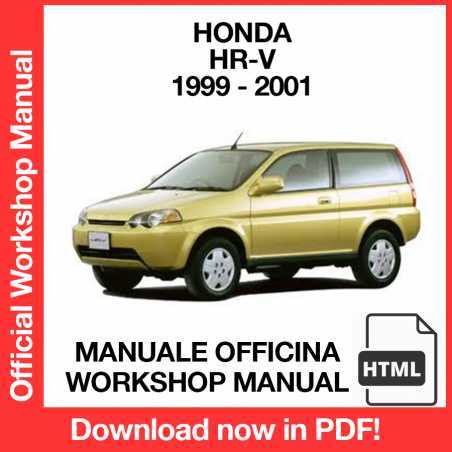 honda hrv repair manual