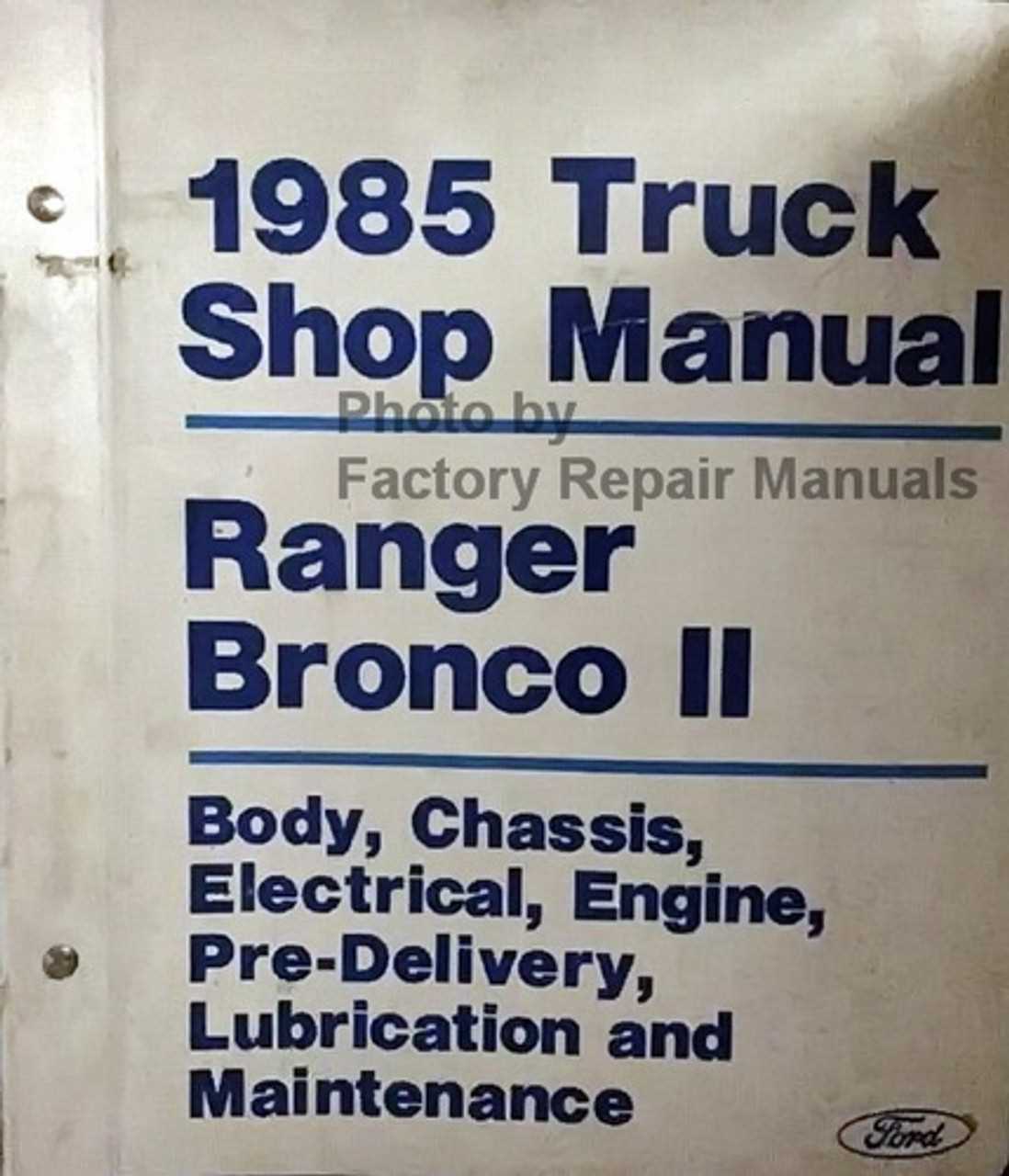 89 ford ranger repair manual