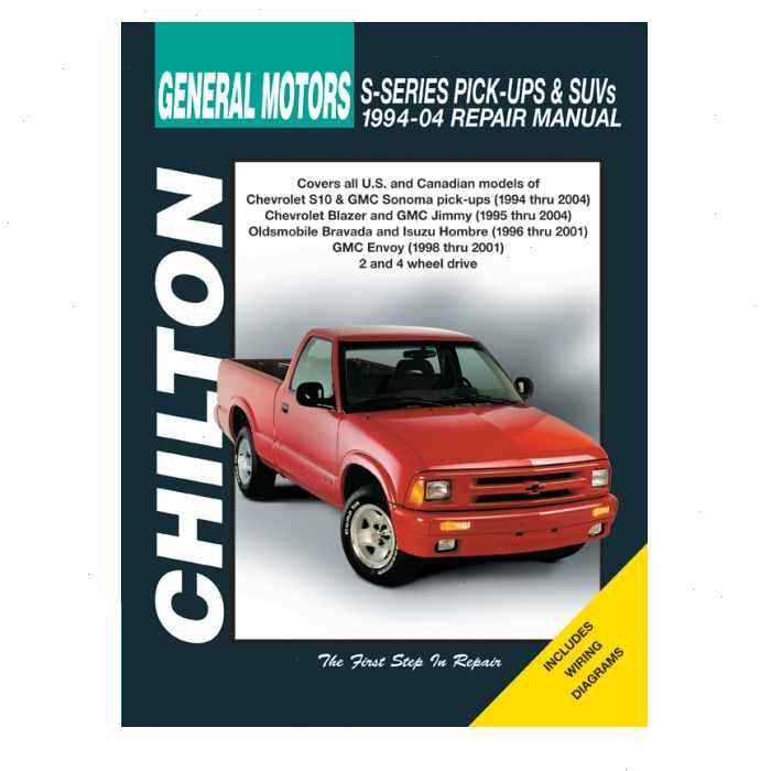 1999 gmc sonoma repair manual