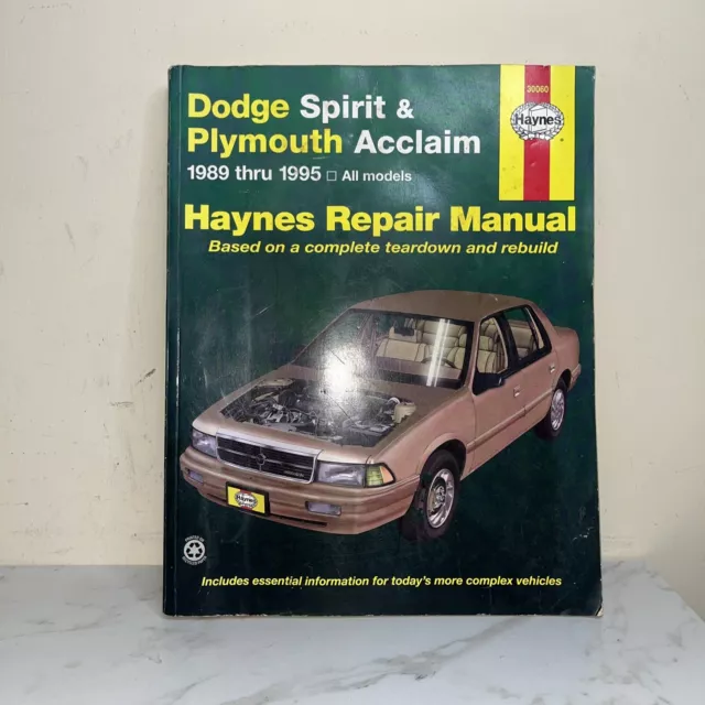 plymouth acclaim repair manual