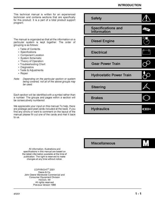 john deere 4100 repair manual