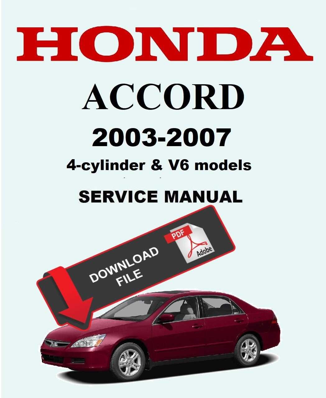 2004 accord repair manual