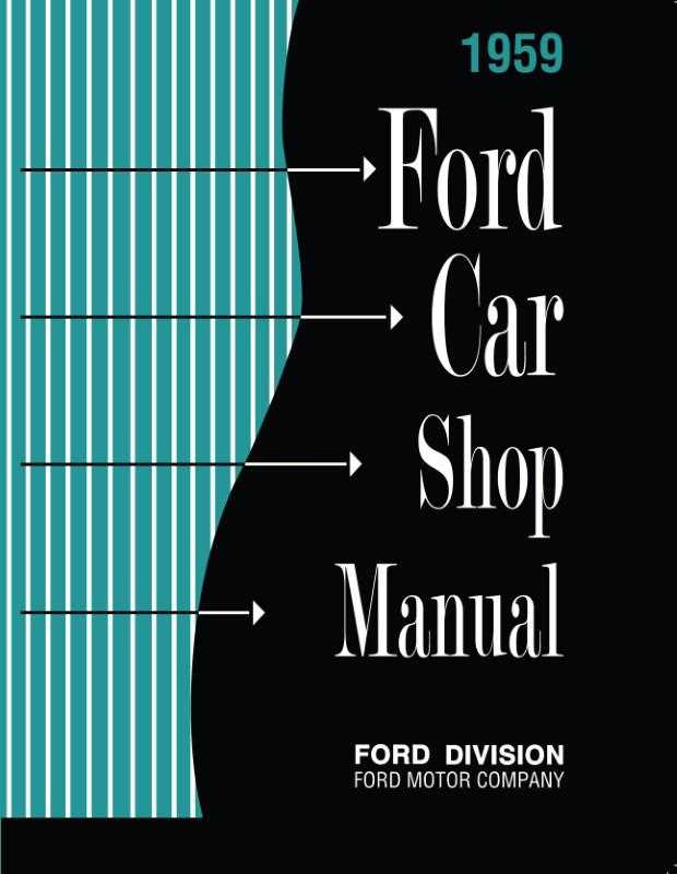 ford ranchero repair manual