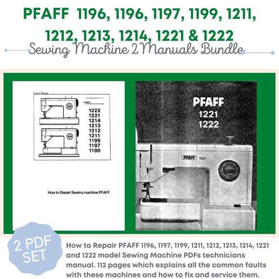 pfaff 1222 repair manual