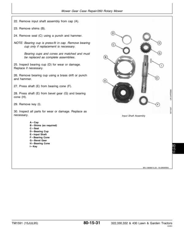 john deere 430 diesel lawn tractor repair manual