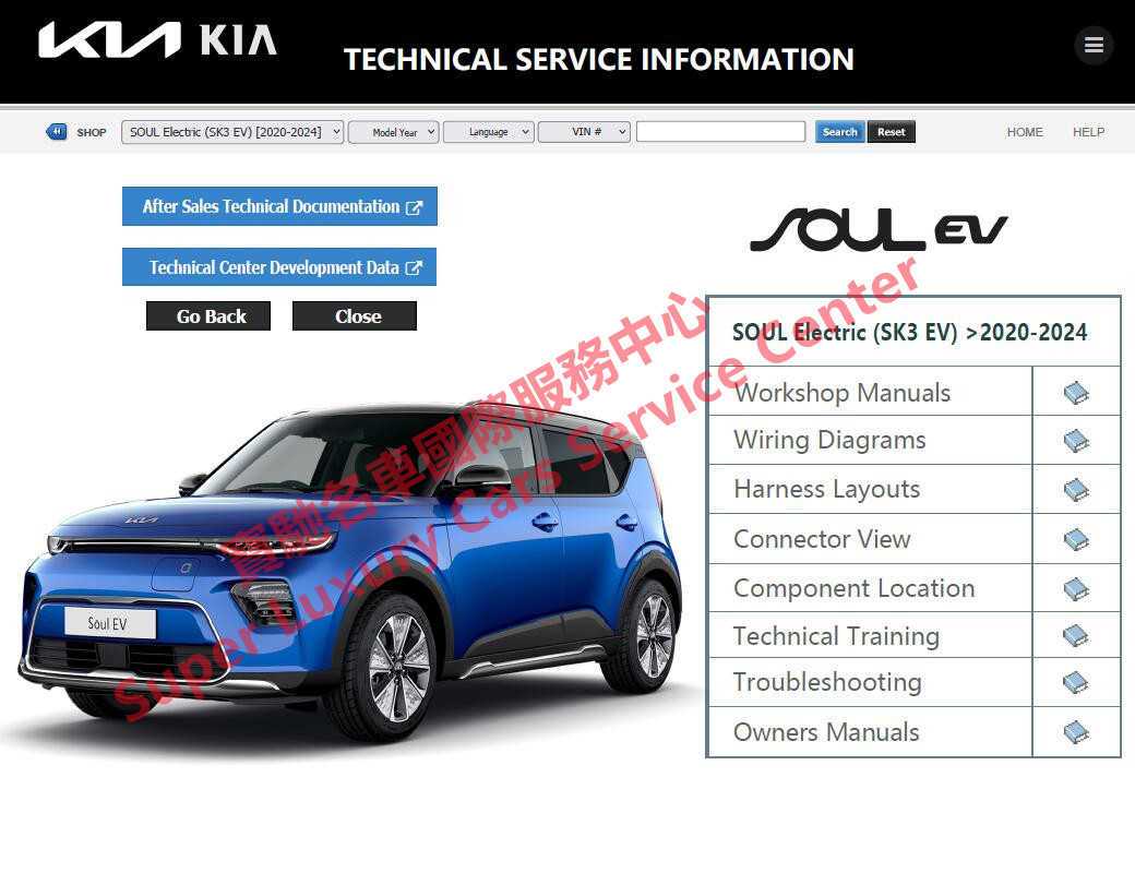 kia soul repair manual