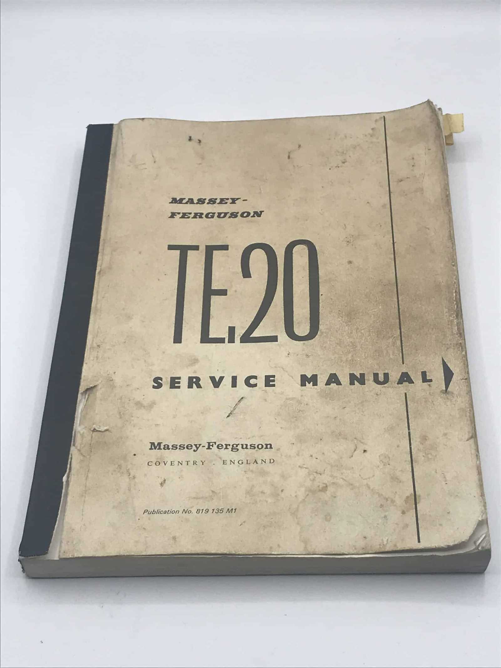 massey ferguson repair manual