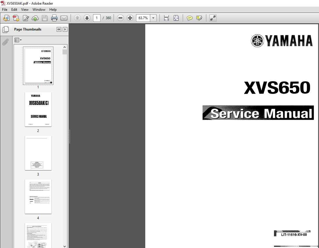 yamaha v star 650 repair manual