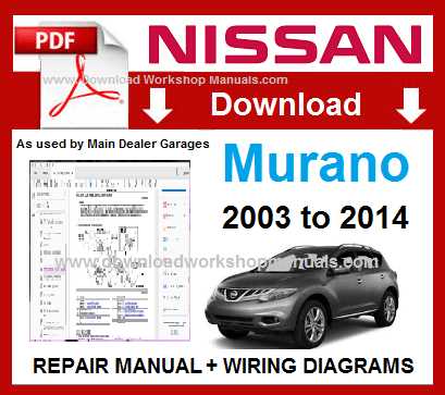 2011 nissan murano repair manual