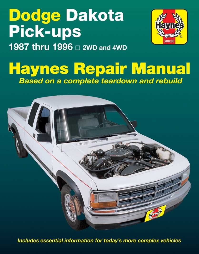 2000 dodge dakota repair manual