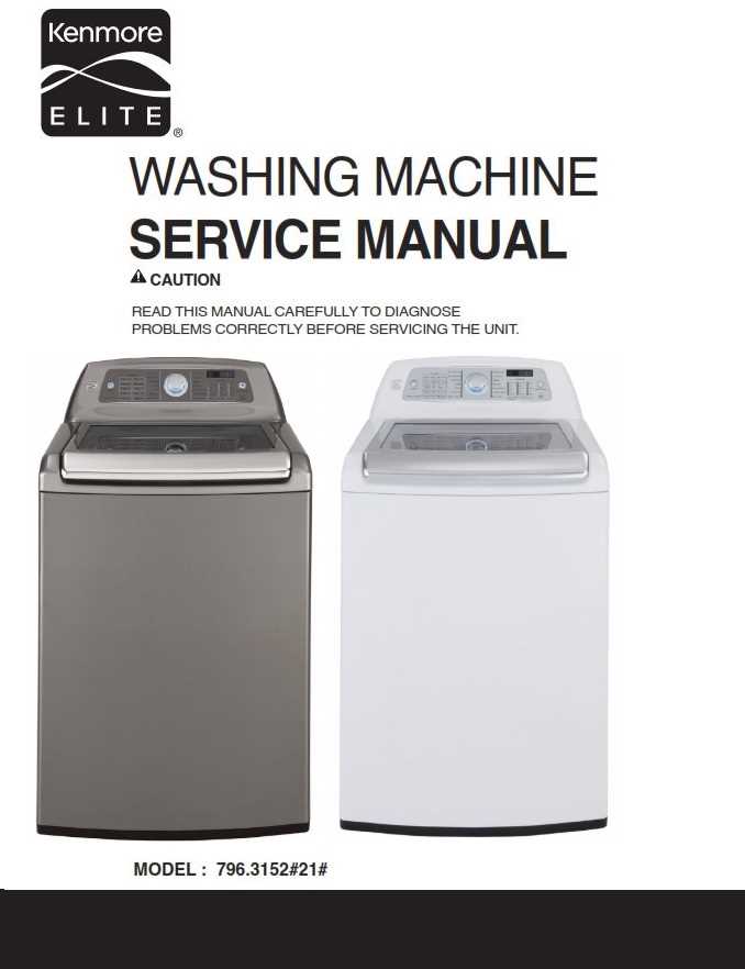 kenmore elite washer repair manual