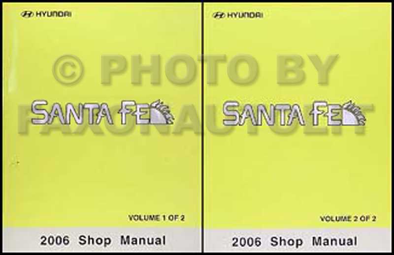 2004 hyundai santa fe repair manual