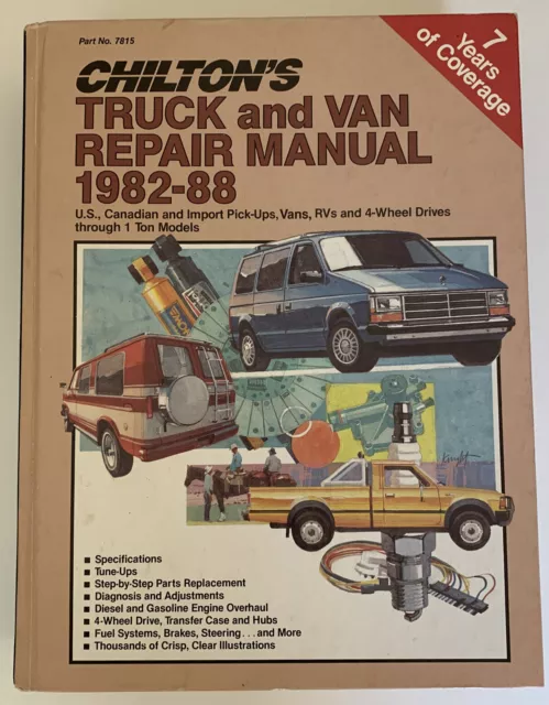 chiltons truck and van repair manual