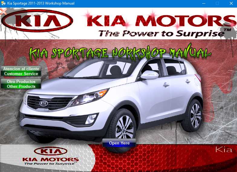 2001 kia sportage repair manual