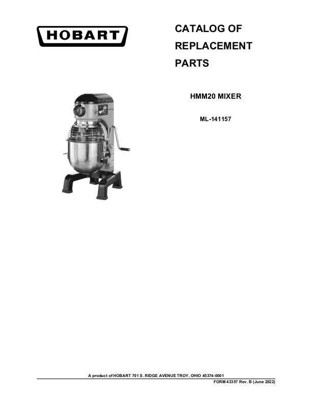 hobart d300 mixer repair manual