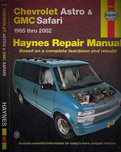 2002 chevy astro van repair manual