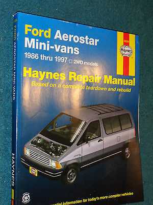 1997 ford aerostar repair manual