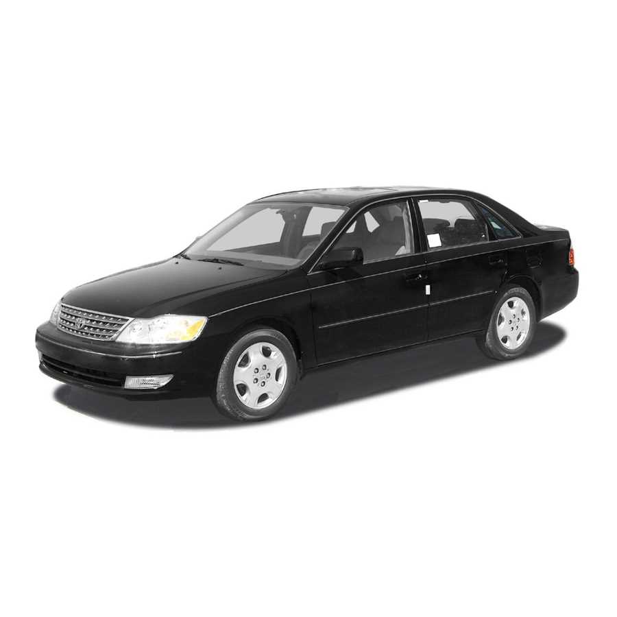 2003 toyota avalon repair manual