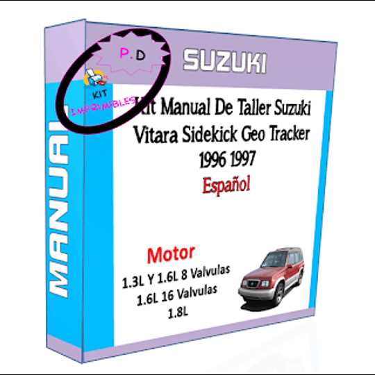 suzuki sidekick repair manual