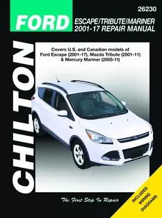 2001 mazda tribute repair manual