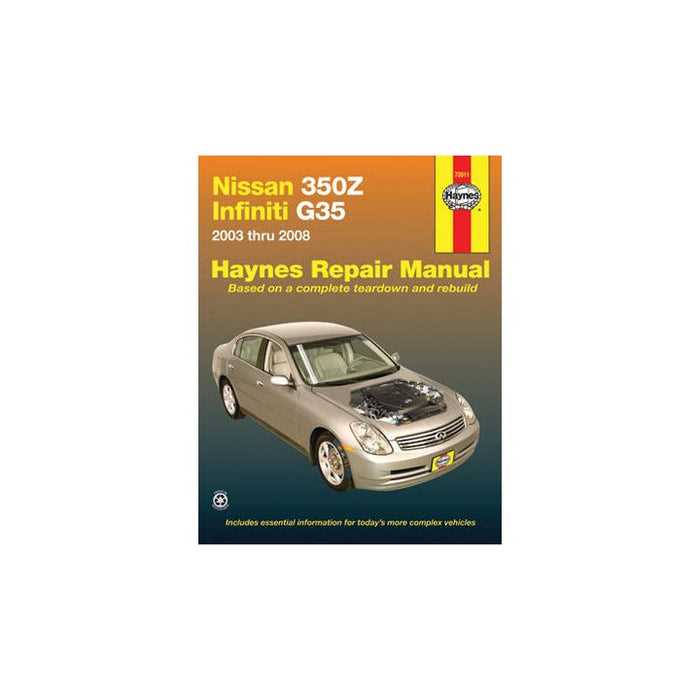 2003 nissan 350z repair manual