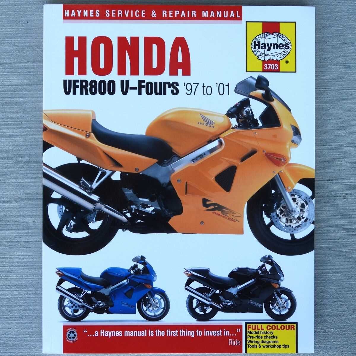 honda vfr 800 repair manual