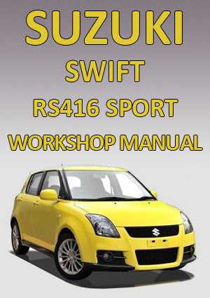 suzuki swift repair manual