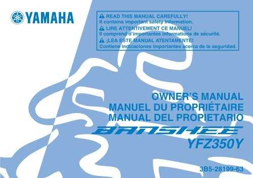 free yamaha banshee repair manual