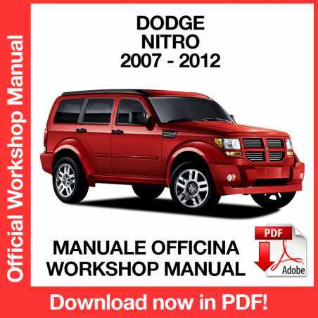 dodge nitro repair manual