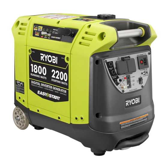 ryobi generator repair manual