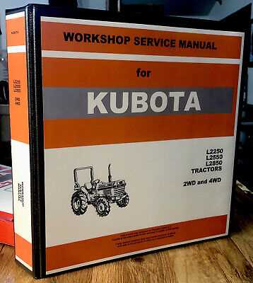 kubota l2850 repair manual