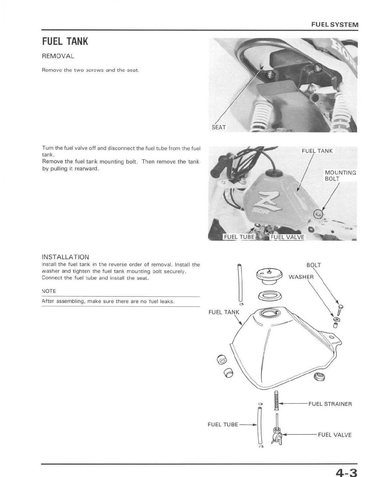 mini bike repair manual