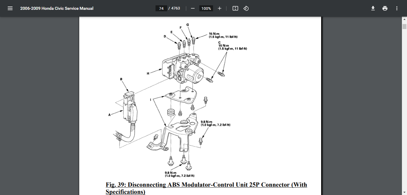 honda civic service repair manual