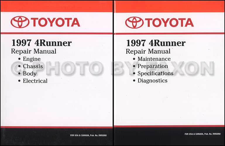 1997 toyota 4runner repair manual