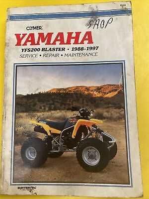 2001 yamaha blaster repair manual