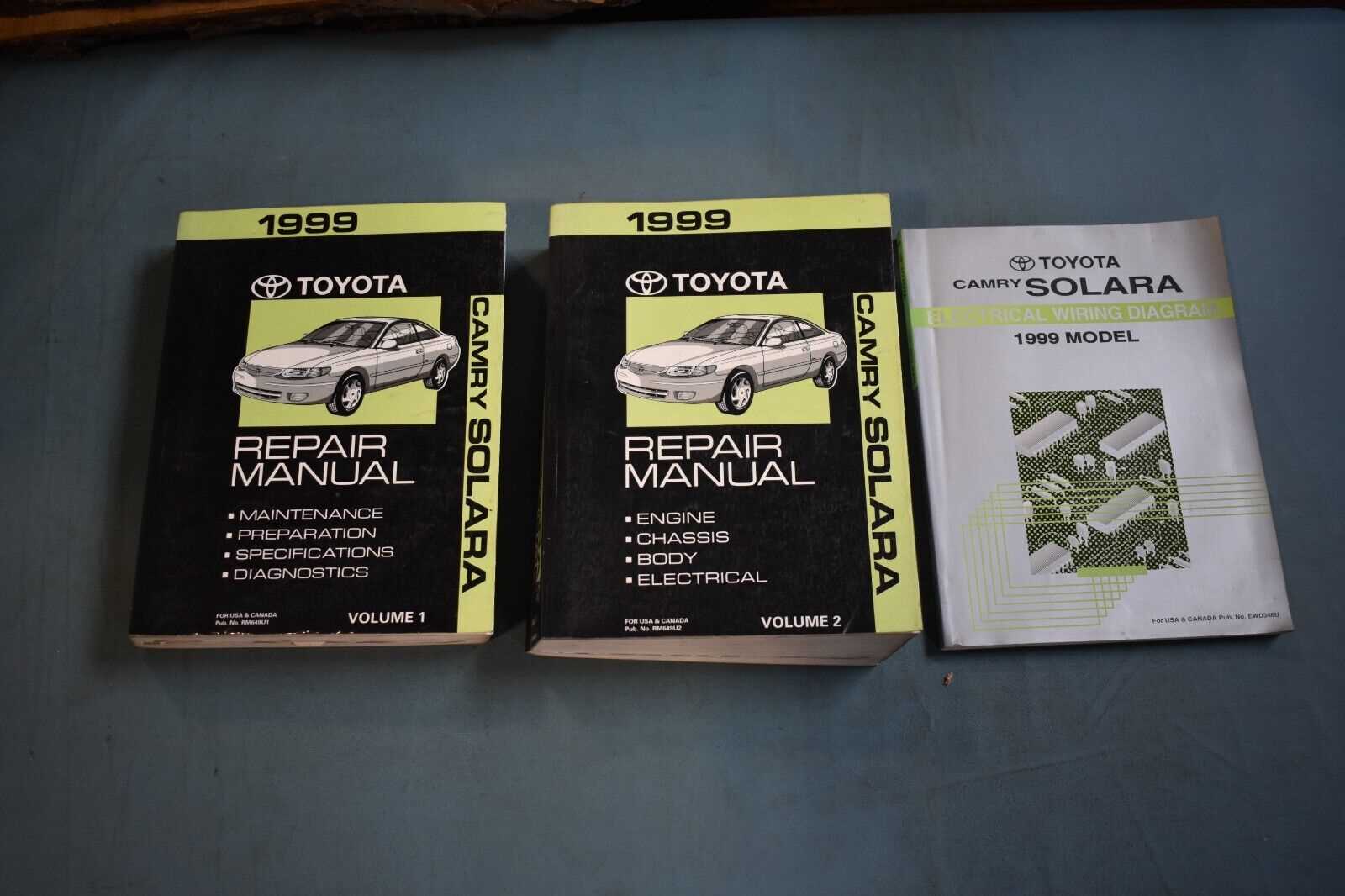 toyota camry factory repair manuals