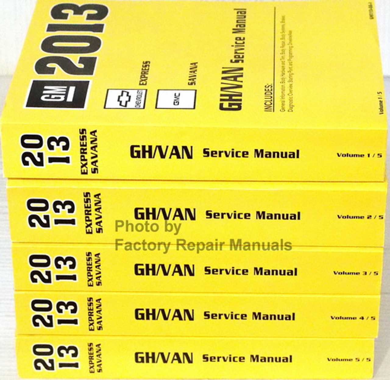 chevy express repair manual