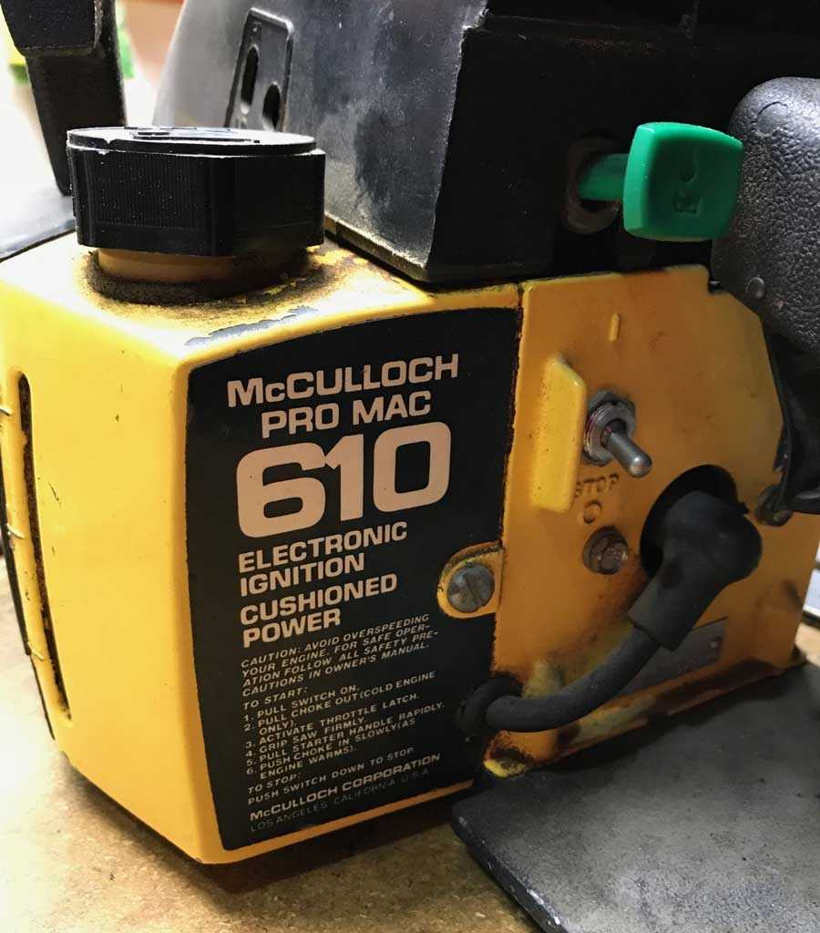 mcculloch chainsaw repair manual