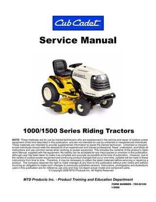 repair manual yardman riding mower