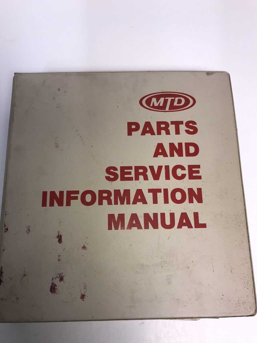 mtd mower repair manual