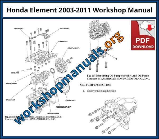 2007 honda element repair manual