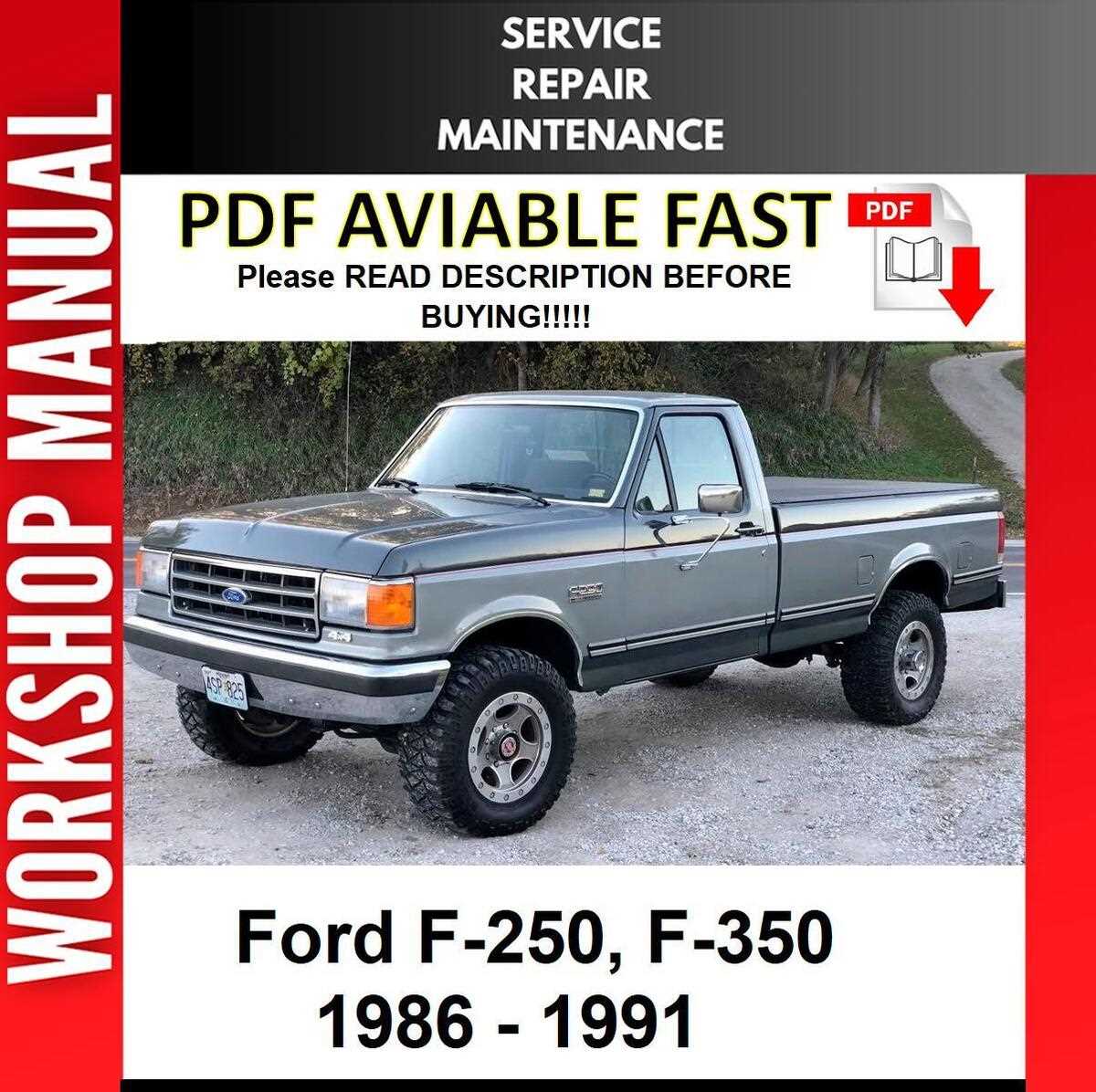 ford f250 repair manual